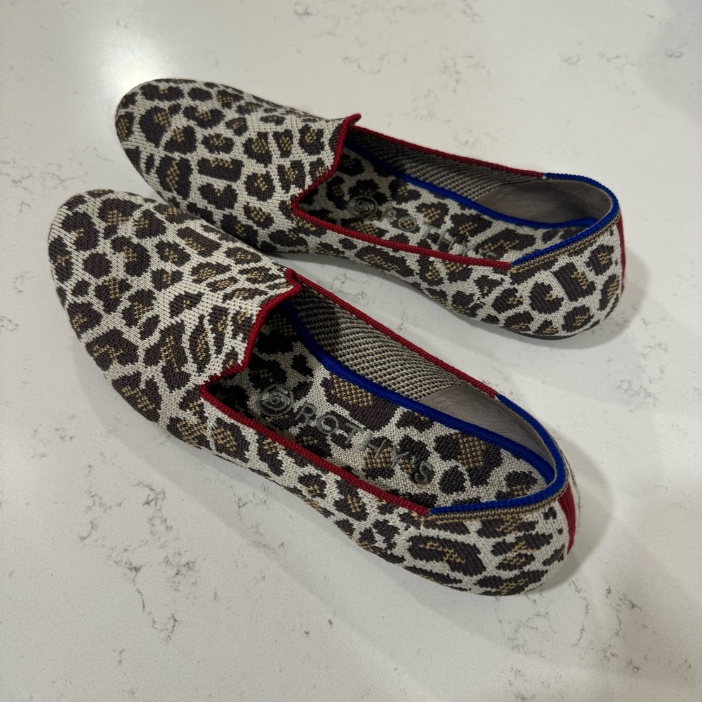 Rothy’s Knit Loafers in Retired Mocha Spot Size 7.5